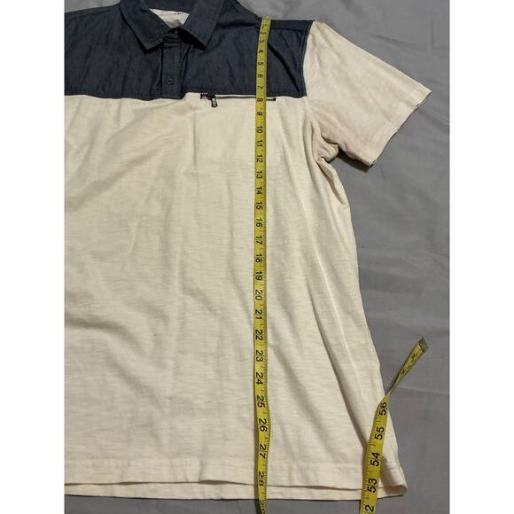 I.N.C. International concepts Shirt Men XL White Gray Short Sleeve Casual - Picture 6 of 7